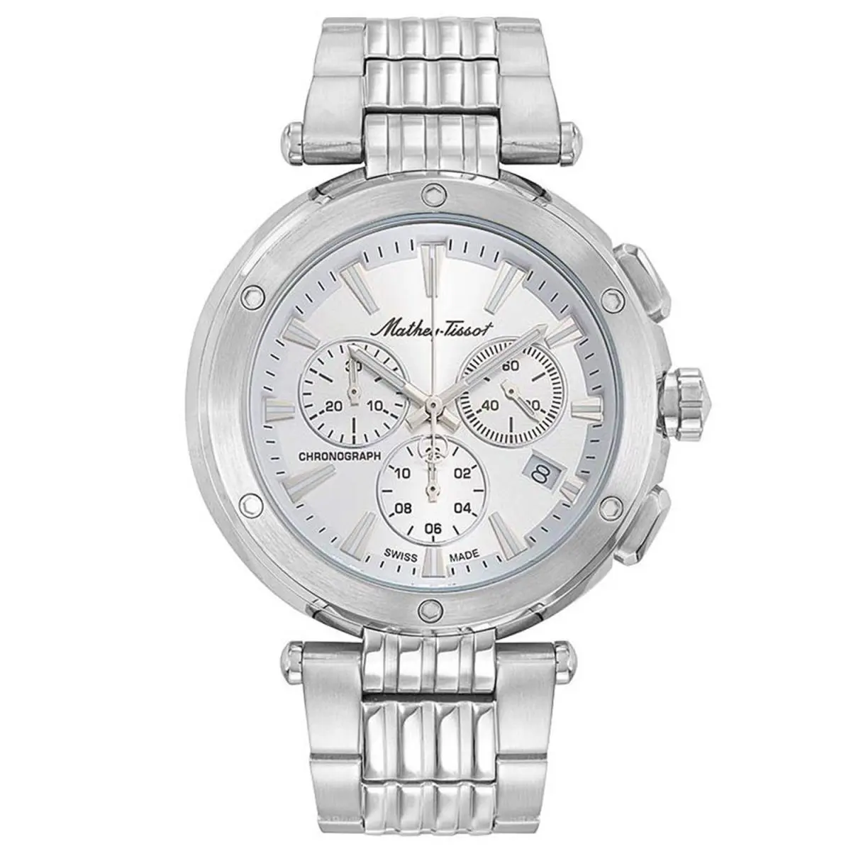 Mathey  Men`s Neptune Chrono Black Dial Watch - H912CHAI by Tissot