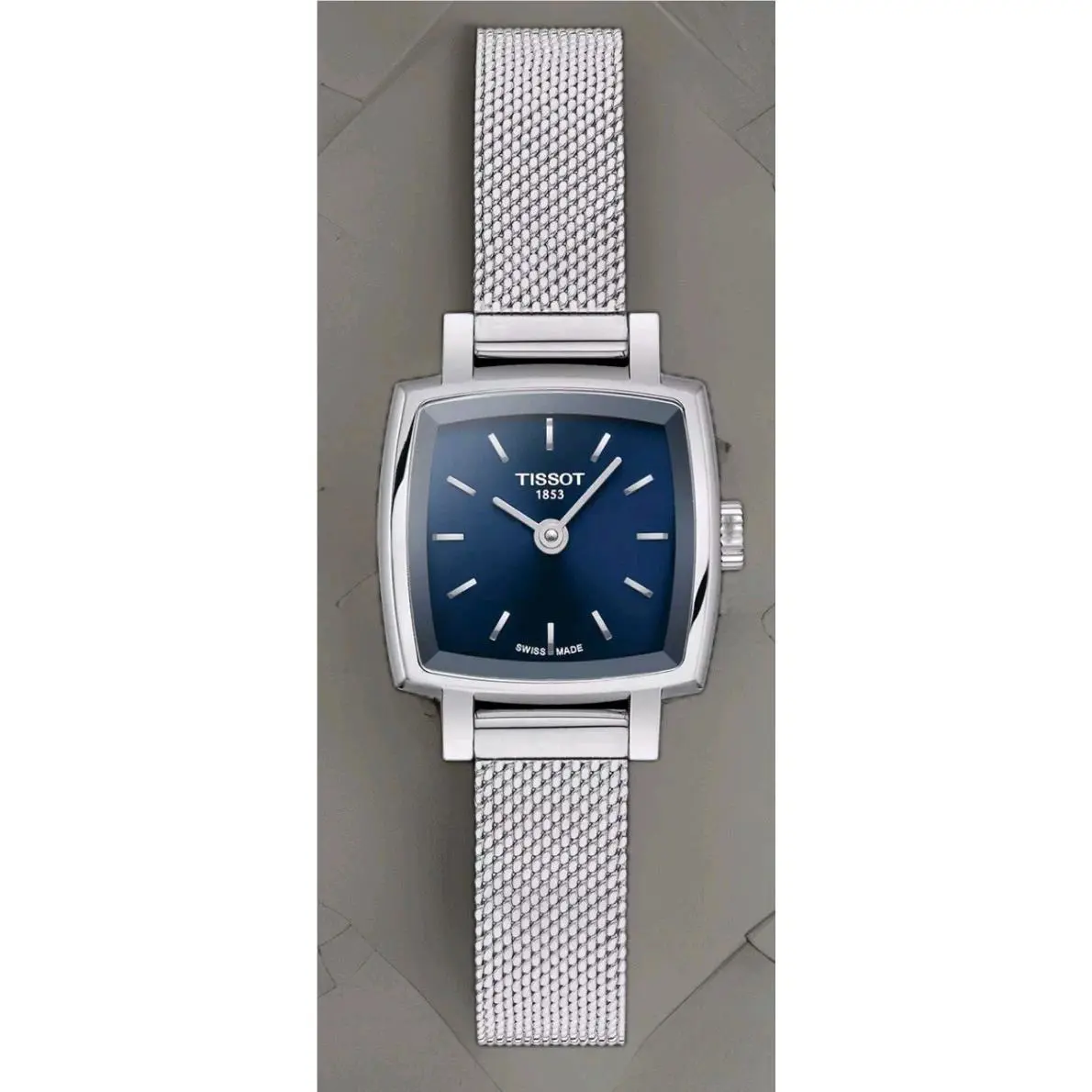 Tissot Lovely Square Quartz Blue Dial Ladies Watch T058.109.11.041.00
