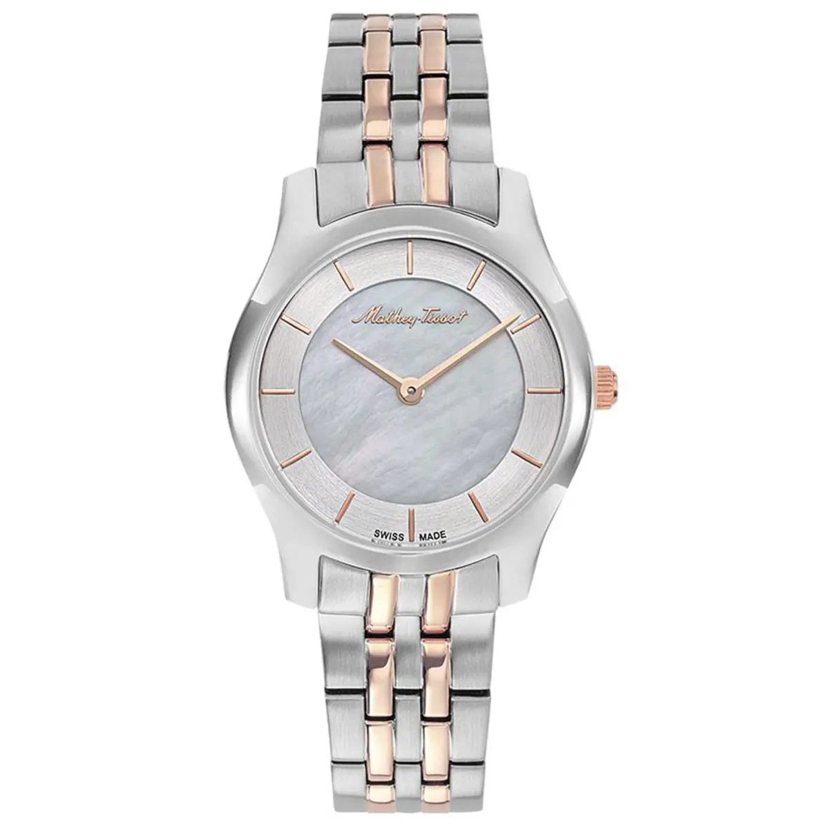 Mathey  Women`s Tacy Mother of Pearl Dial Watch - D949BI by Tissot