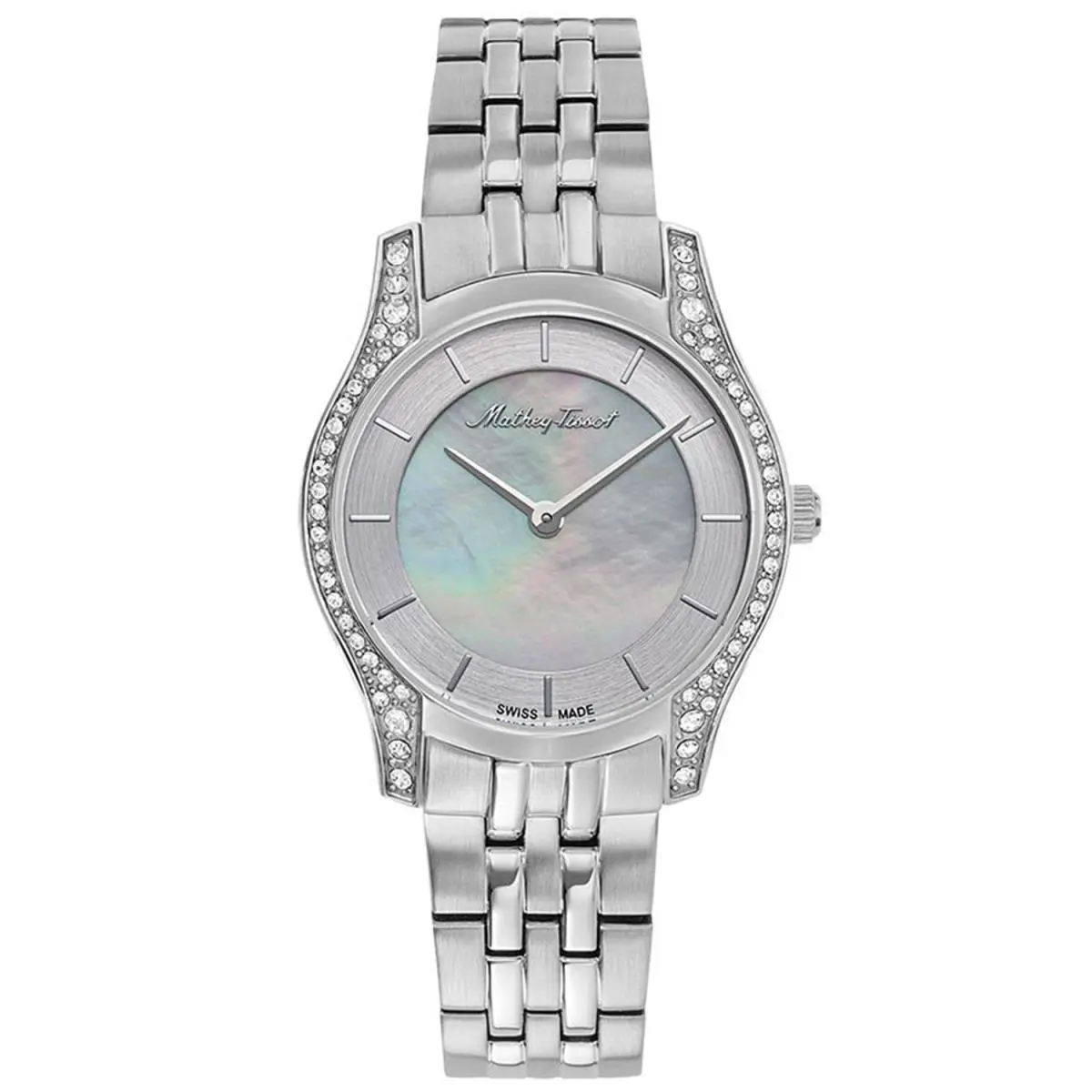 Mathey Tissot Women`s Tacy Mother of Pearl Dial Watch - D949AQI