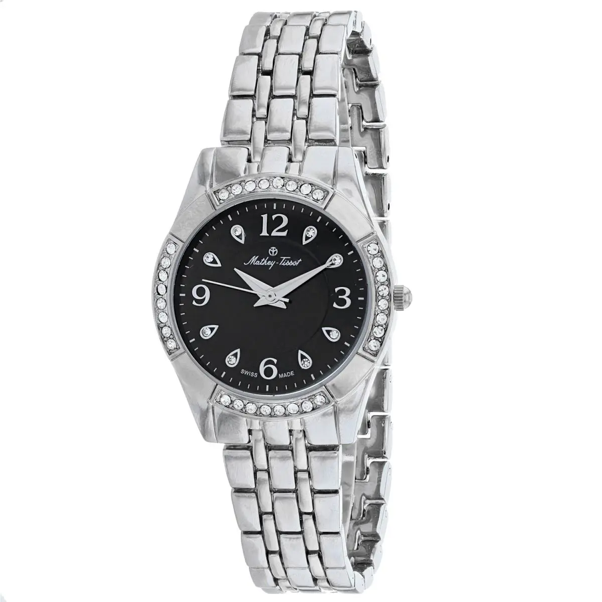 Mathey Tissot Women`s Fleury 2568 Black Dial Watch - D2568AN
