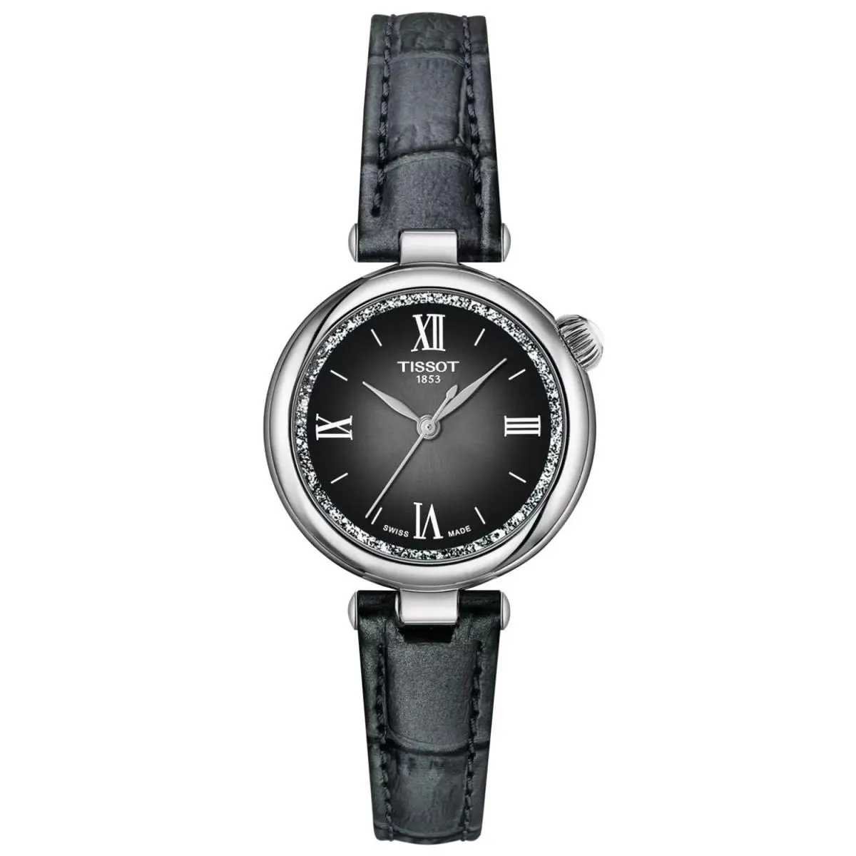 Women`s Classic Contemporary Black Dial Watch - T1520101603800 by Tissot
