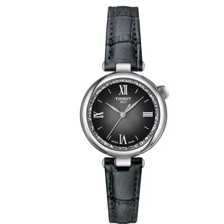 Tissot Desir Quartz Graded Silver/black Dial Round Women Watch T1520101603800