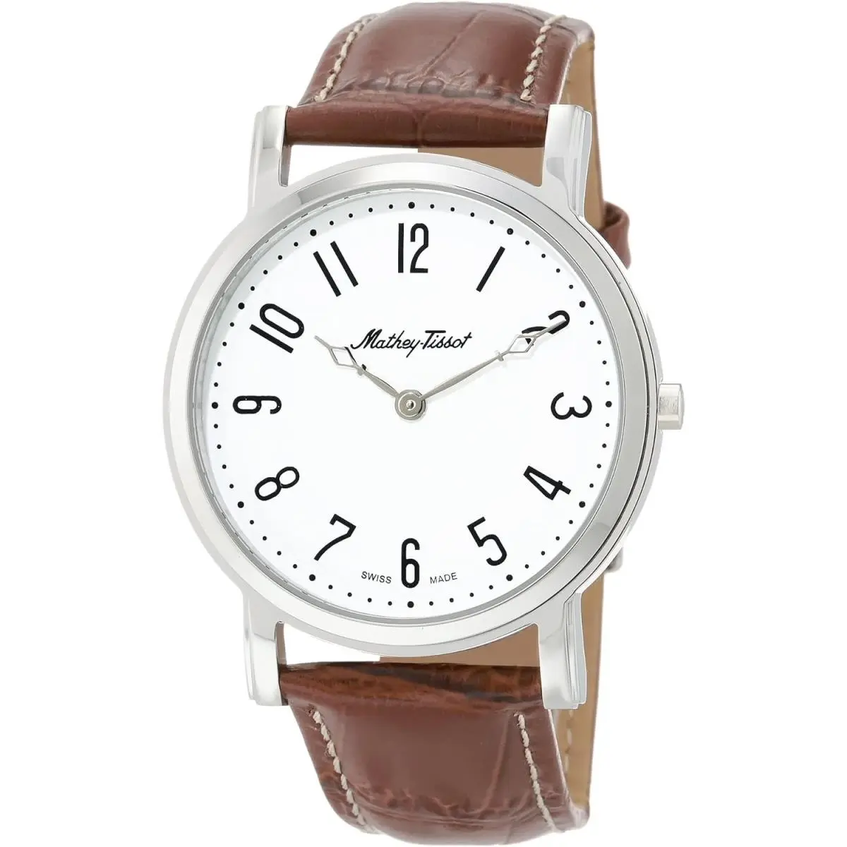 Mathey  Men`s City White Dial Watch - H611252AG by Tissot