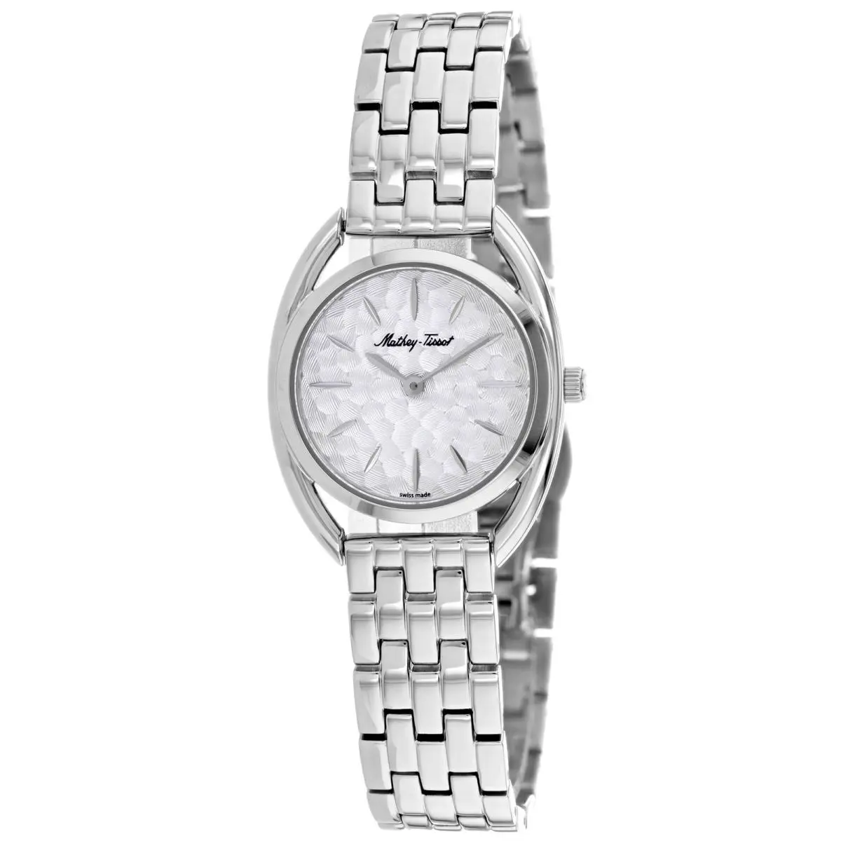 Mathey Tissot Women`s Saphira Silver Dial Watch - D933AI