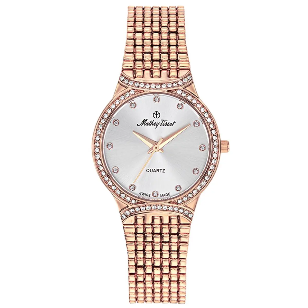 Mathey Tissot Women`s Classic Silver Dial Watch - D2681PI