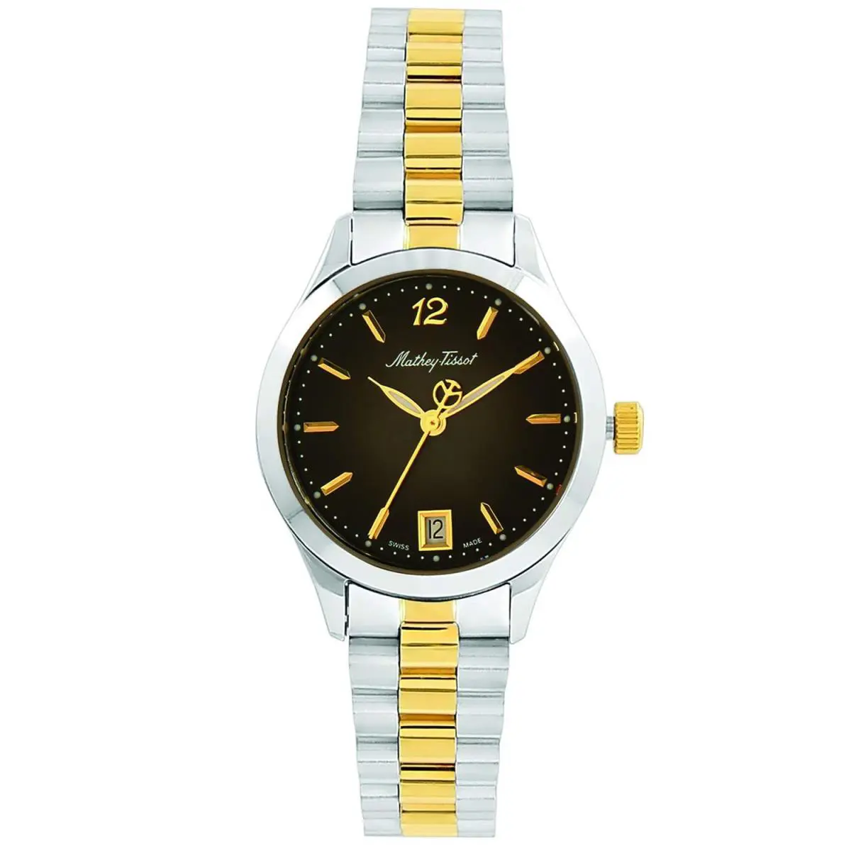 Mathey Tissot Women`s Urban Black Dial Watch - D411MBN