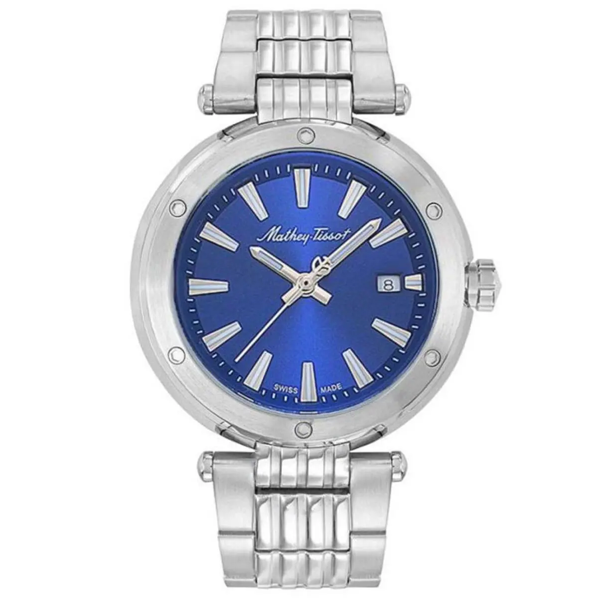 Mathey Tissot Men`s Neptune Blue Dial Watch - H912ABU