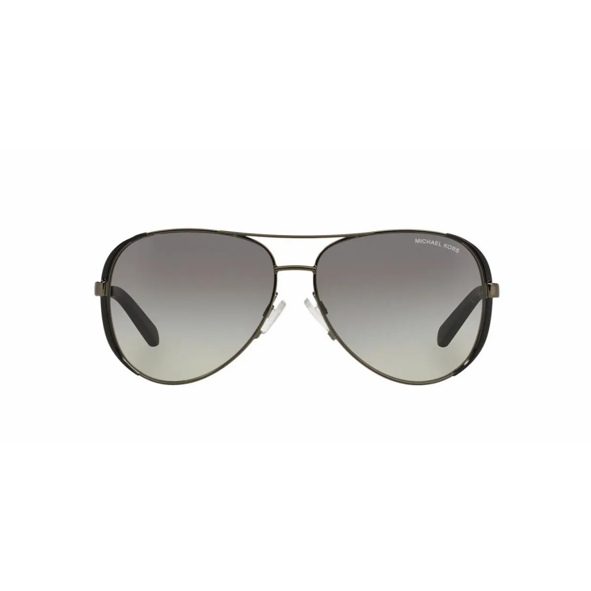 Michael Kors Women`s Gradient Chelsea MK5004-101311-59 Black Aviator Sunglasses - Frame: Gray