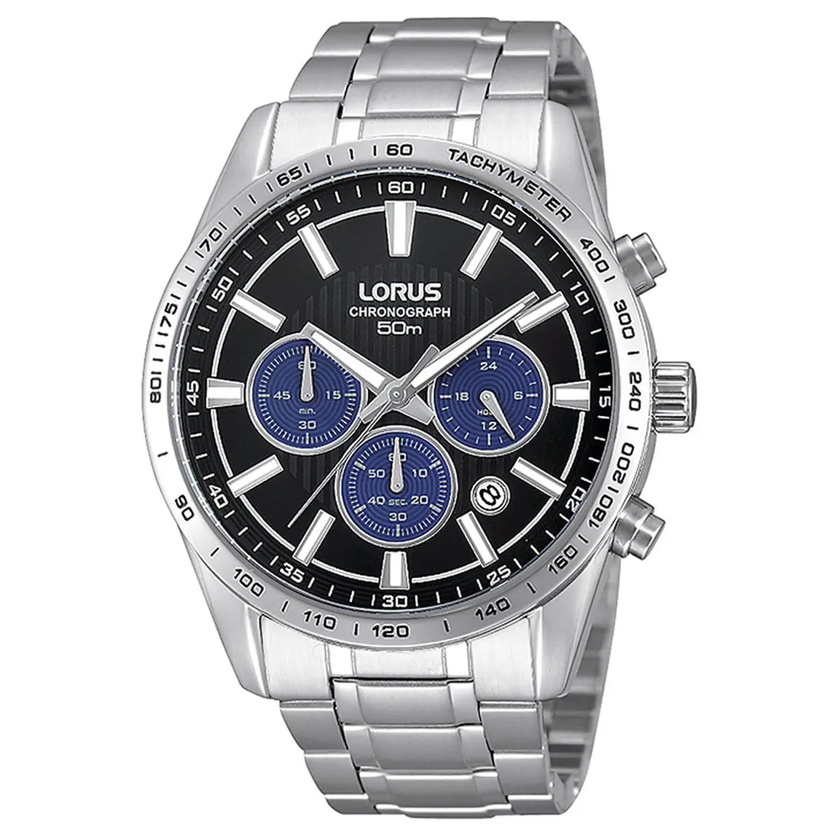 RT347DX-9 Men`s Chronograph Quartz Stainless Case 50m WR by Lorus