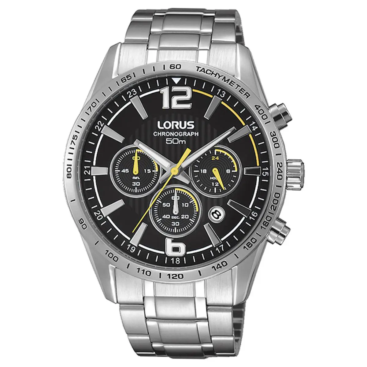 Lorus RT309FX-9 Men`s Chronograph Quartz Stainless Case 50m WR