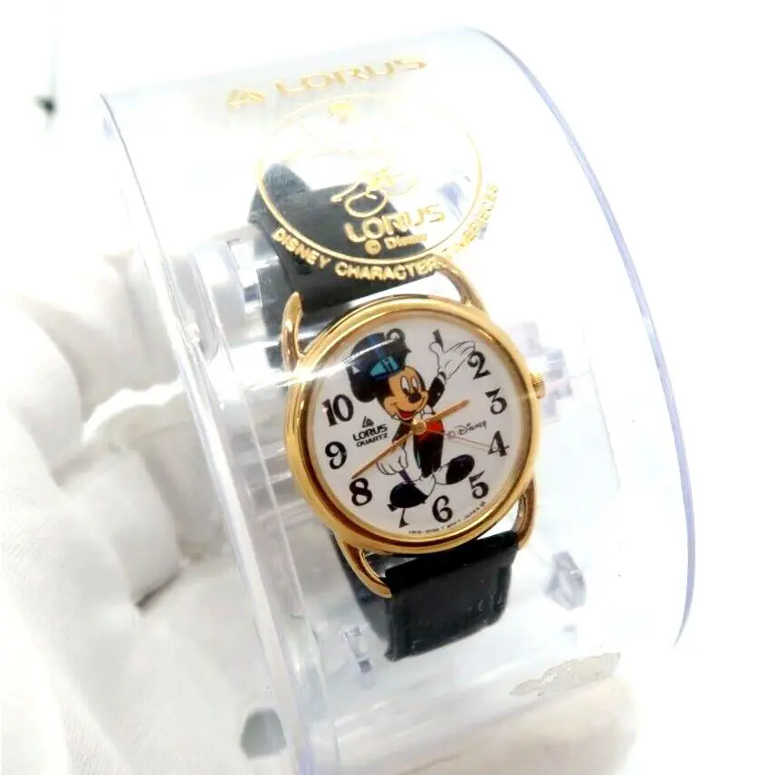 Mickey Mouse Tuxedo Micky Mint Lorus QZ Unisex/kids Watch R11-13 L K