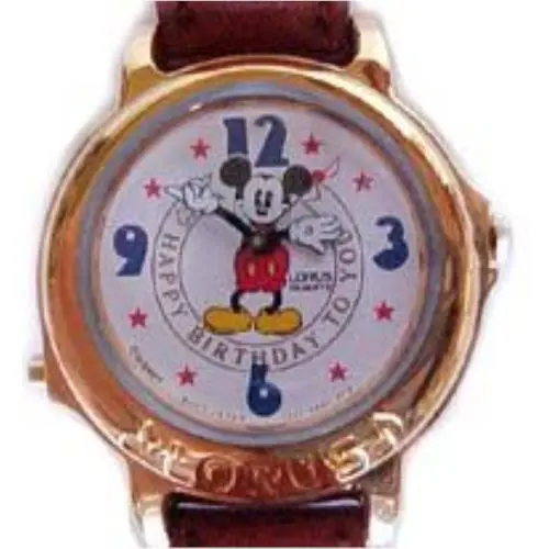 Mickey Mouse Watch  Musical Happy Birthday by Lorus