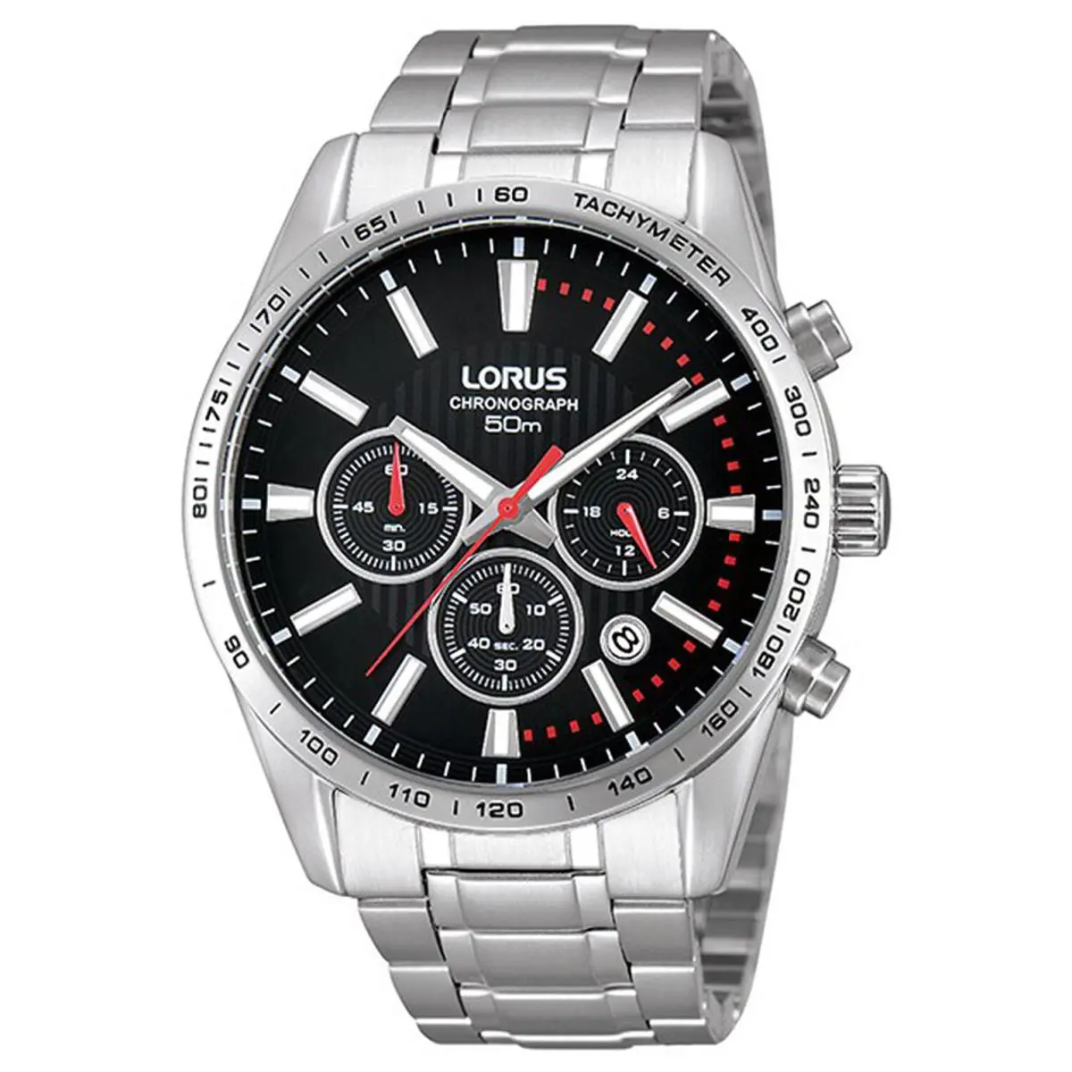 Lorus RT343DX-9 Men`s Chronograph Quartz Stainless Case 50m WR