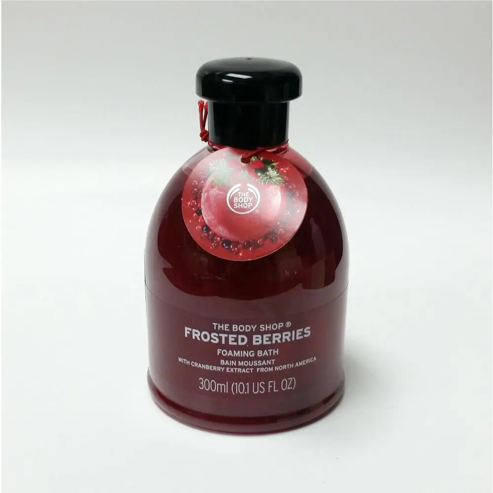 The Body Shop Frosted Berries Foaming Bath 10.1 fl oz / 300 mL by THE BODY SHOP