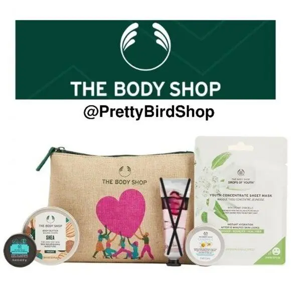 The Body Shop 5 pc Gift Set s Holiday Skincare Clean Beauty