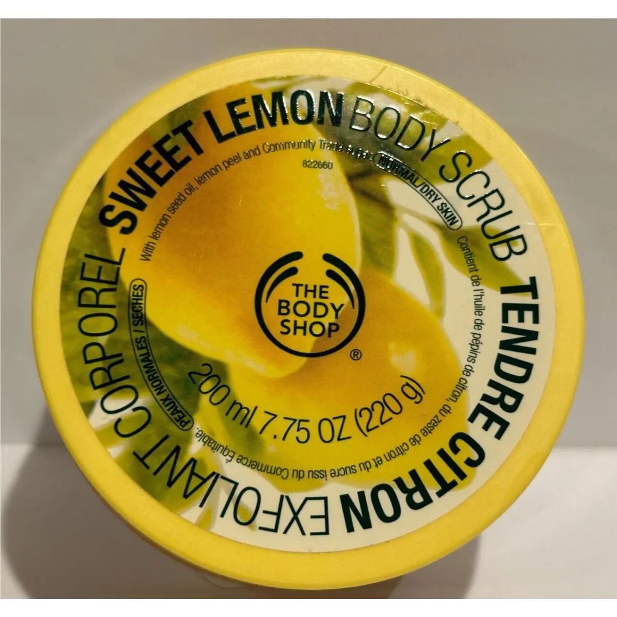 The Body Shop Sweet Lemon Body Scrub Women - 7.75 oz / 200 ml by THE BODY SHOP