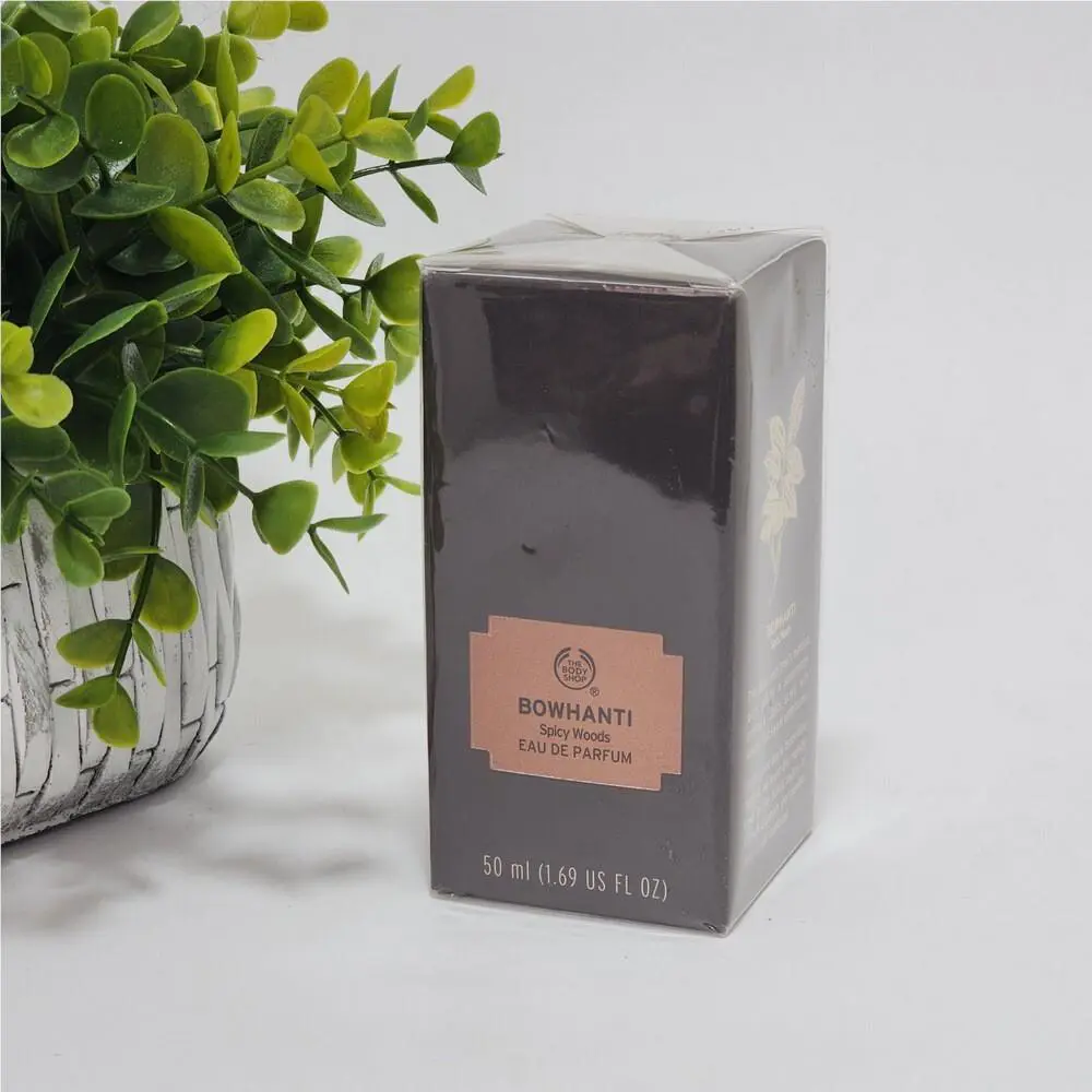 The Body Shop Bowhanti Eau de Parfum Spray Spicy Wood Perfume 1.69 fl oz by THE BODY SHOP