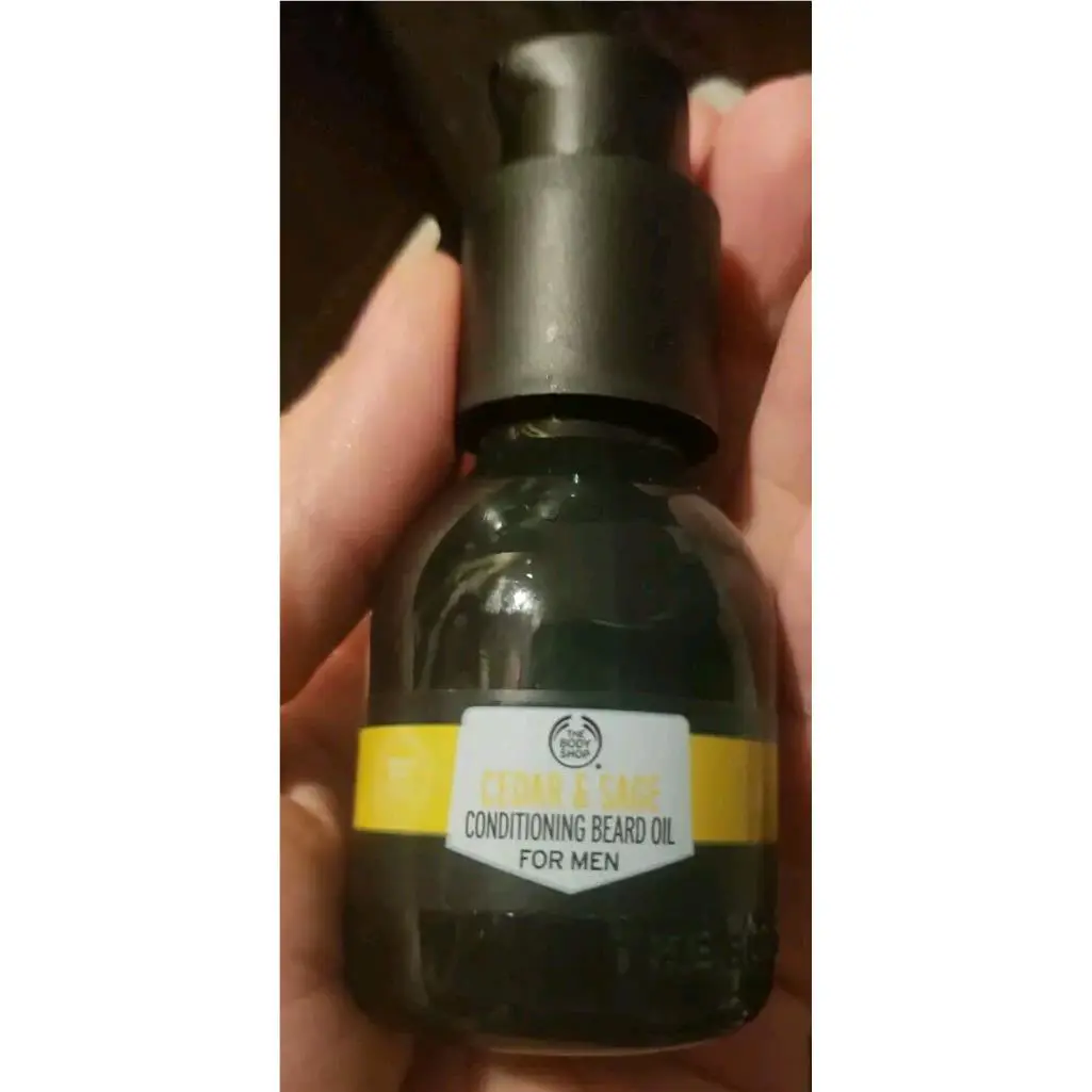 The Body Shop Cedar Sage Conditioning Beard Oil For Men 30ml/1oz by THE BODY SHOP