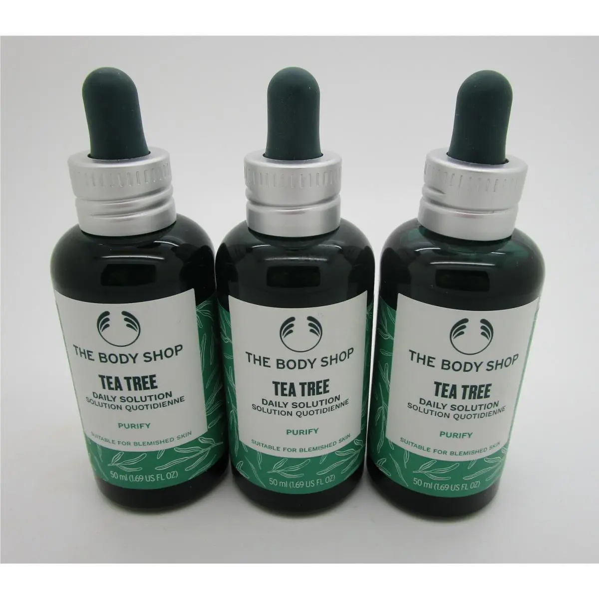 The Body Shop Tea Tree Daily Solution 1.69 oz - Lot of 3