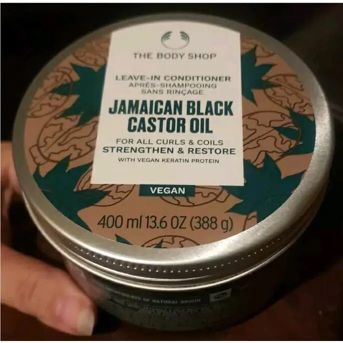 The Body Shop Jamaican Black Castor Oil Leave-in Conditioner For Curls 13.6 Oz by THE BODY SHOP