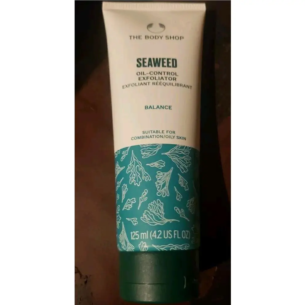 The Body Shop Seaweed Oil Control Exfoliator Cleanser 125ml/4.2oz. Comb./oily Sk by THE BODY SHOP