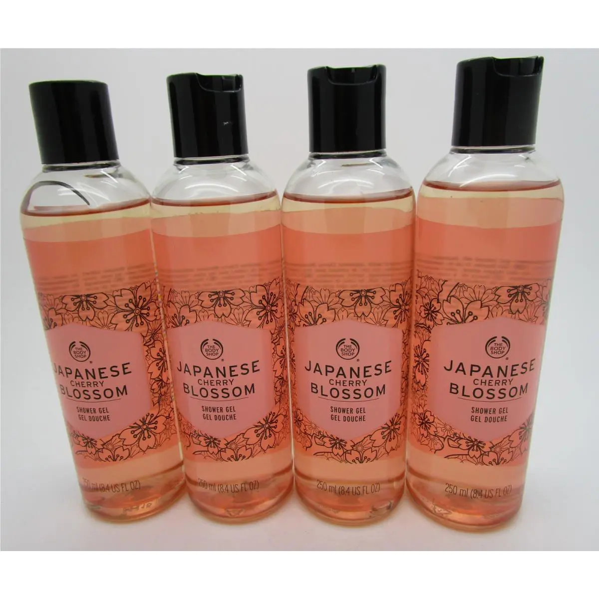 The Body Shop Shower Gel Japanese Cherry Blossom 8.4 oz - Lot of 4 by THE BODY SHOP