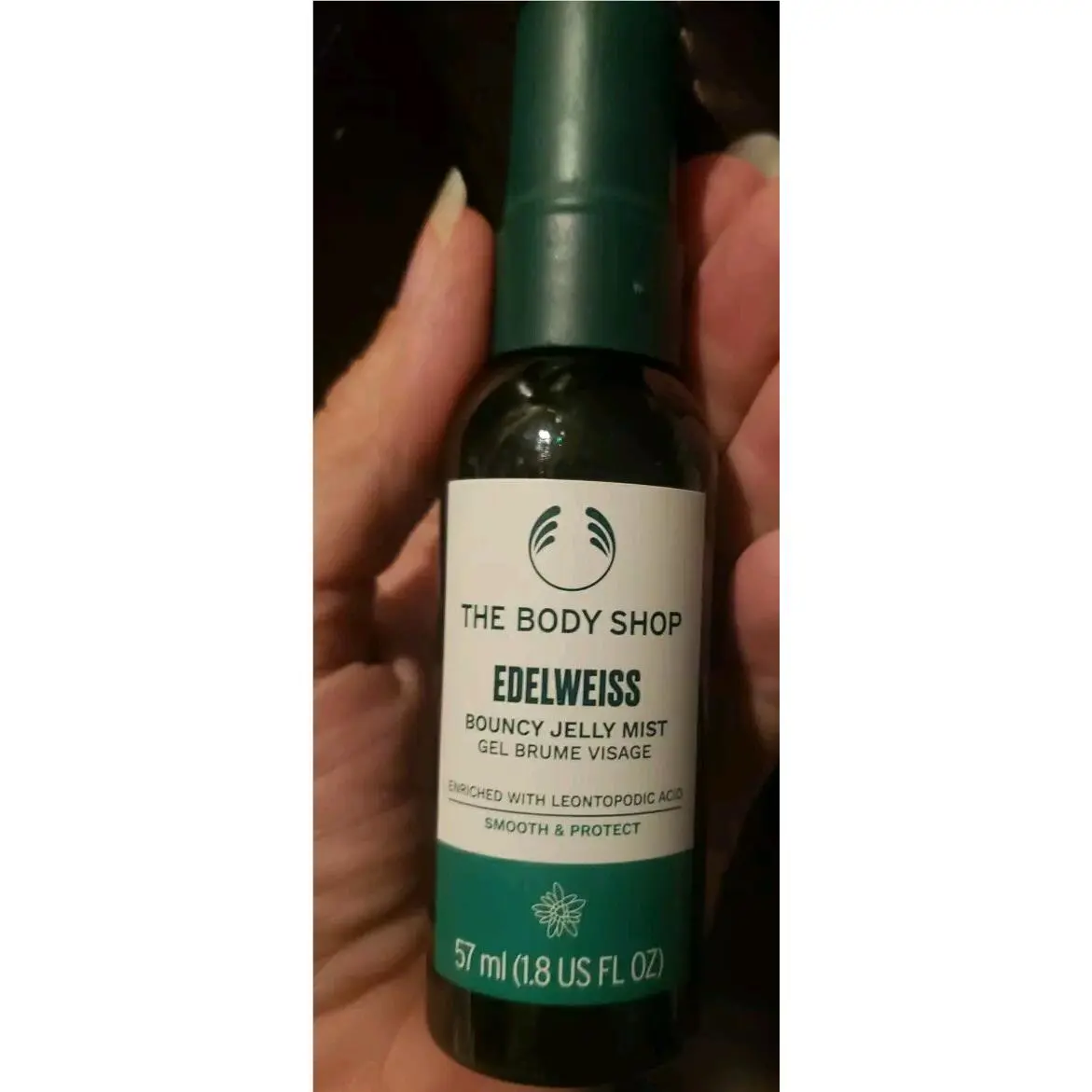 The Body Shop Edelweiss Bouncy Jelly Face Mist 57ml/1.8 Oz. For All Skin Types by THE BODY SHOP