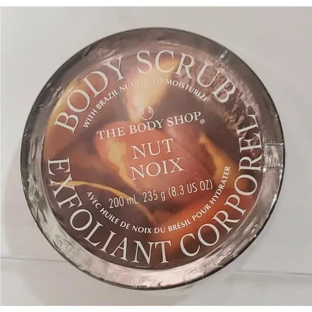 Nos The Body Shop Nut Body Scrub Exfoliating 8.3 Oz Bath by THE BODY SHOP