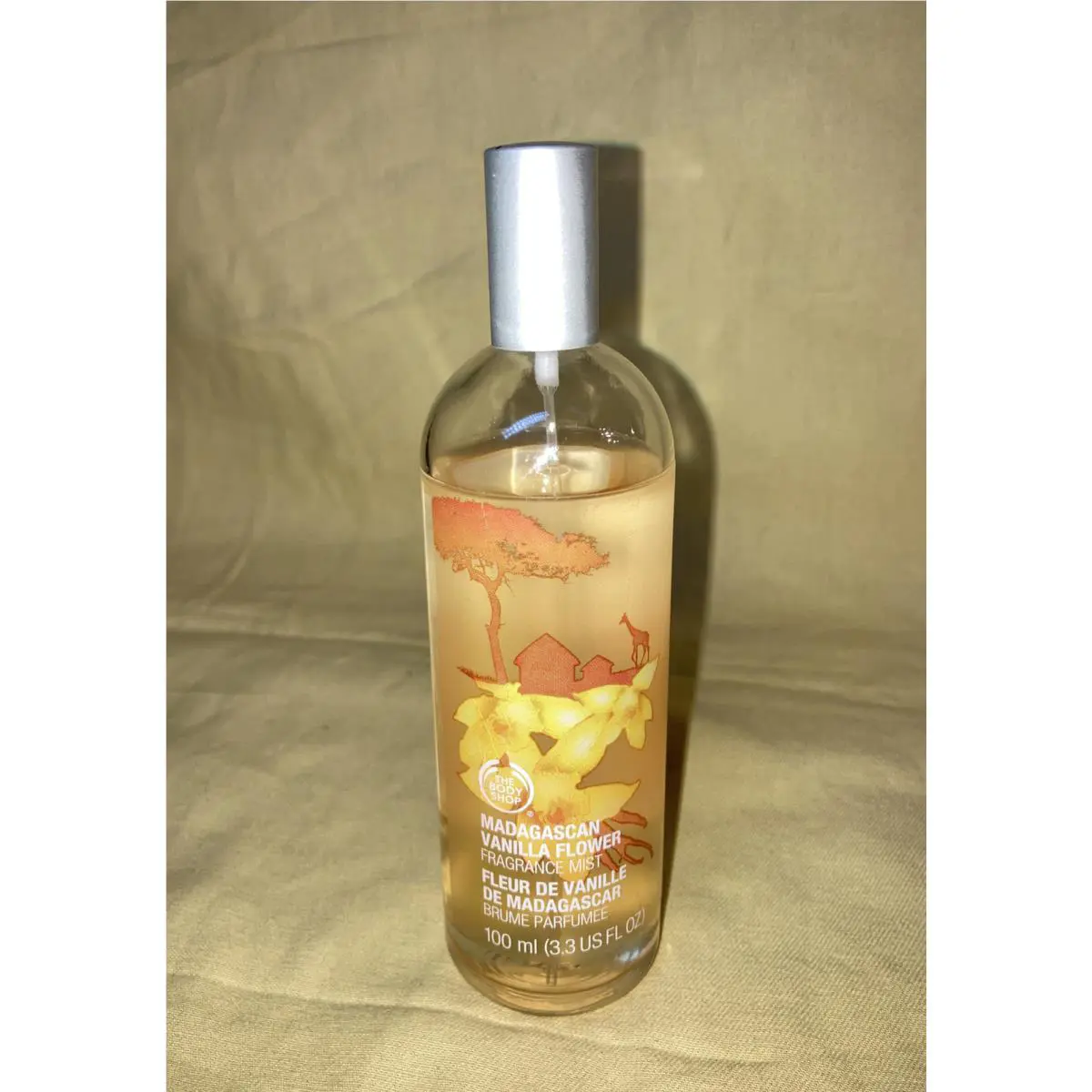 93% Fill Line The Body Shop Madagascan Vanilla Flower Body Mist 3.3 fl Oz by THE BODY SHOP