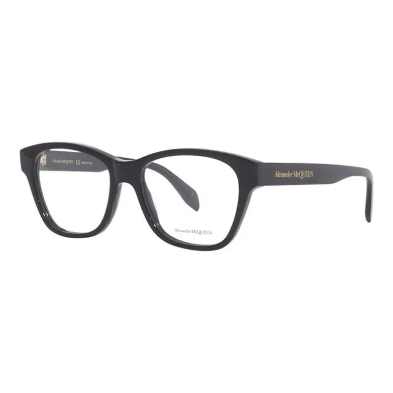 Alexander Mcqueen AM0306O Eyeglasses Eye Glasses 001 52mm Men by Alexander McQueen