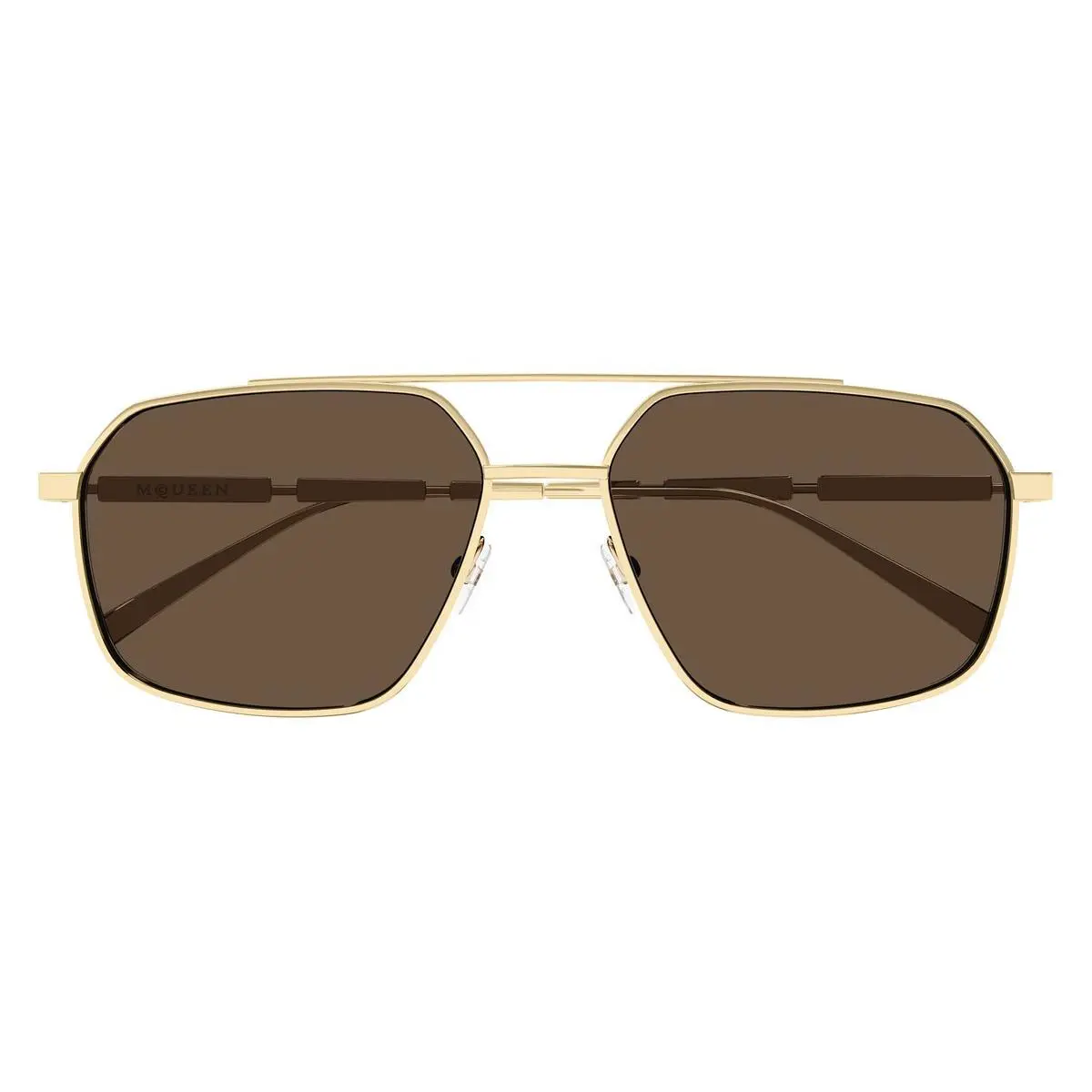 Alexander Mcqueen AM0477S Sunglasses Male Gold 59mm