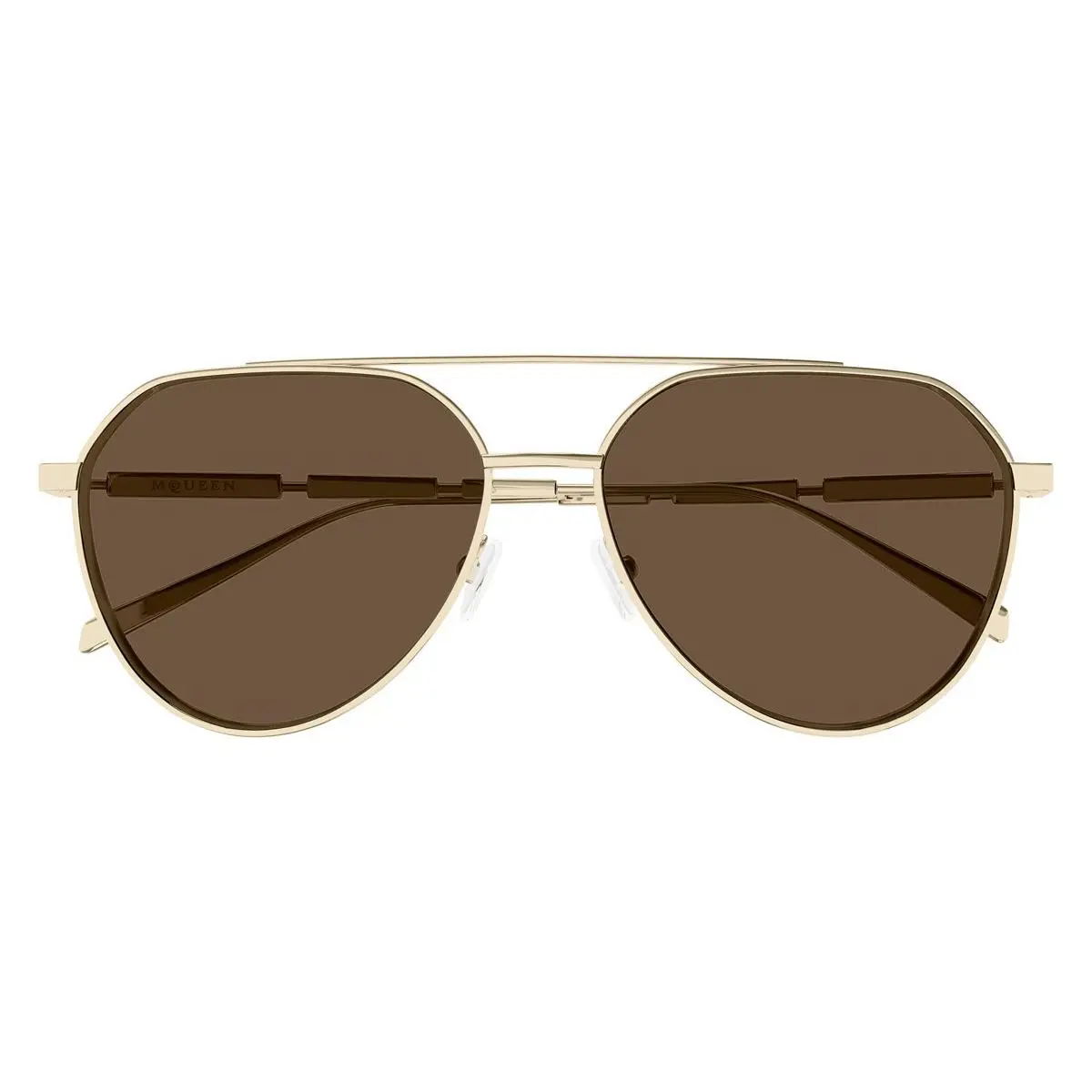 Alexander Mcqueen AM0478S Sunglasses Male Gold 59mm