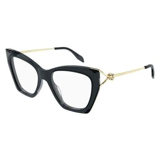 Alexander Mcqueen AM 0376O Eyeglasses 002 Grey by Alexander McQueen