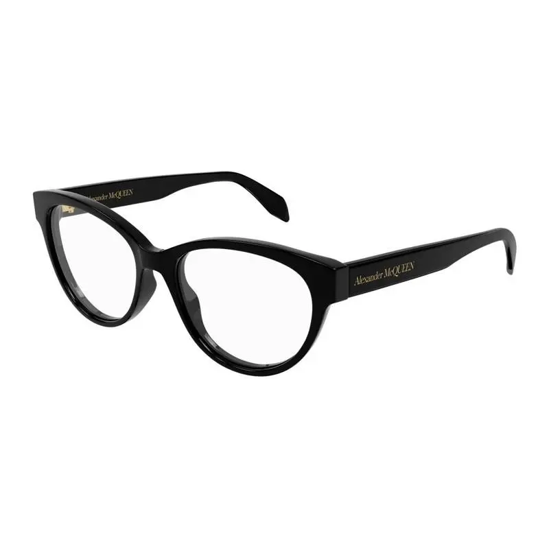 Alexander Mcqueen AM0359O Eyeglasses Eye Glasses 001 52mm Women by Alexander McQueen