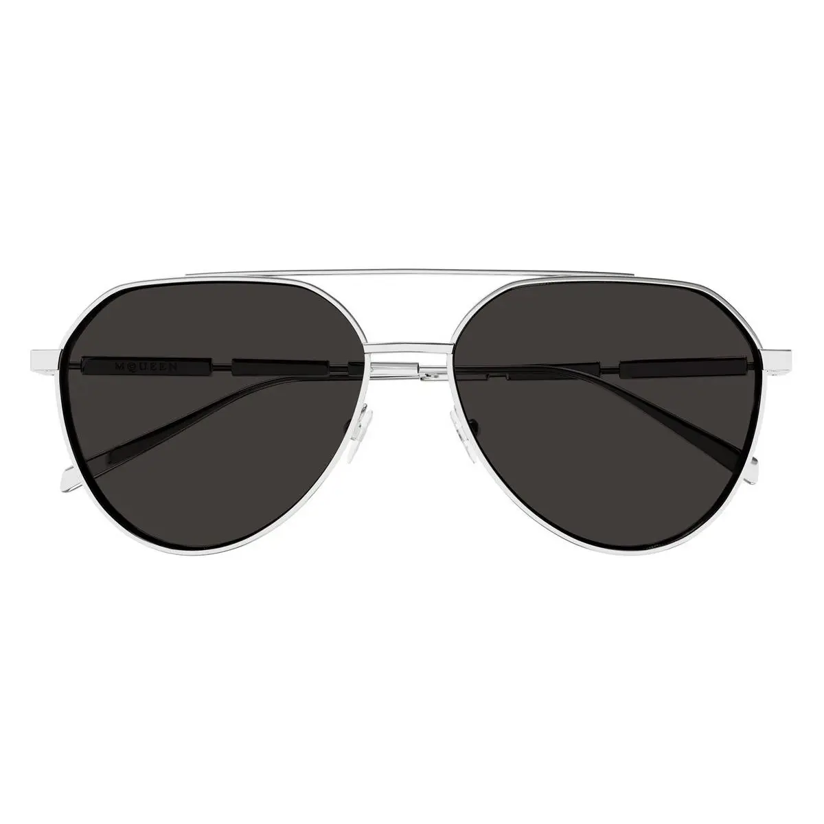 Alexander Mcqueen AM0478S Sunglasses Male Silver 59mm