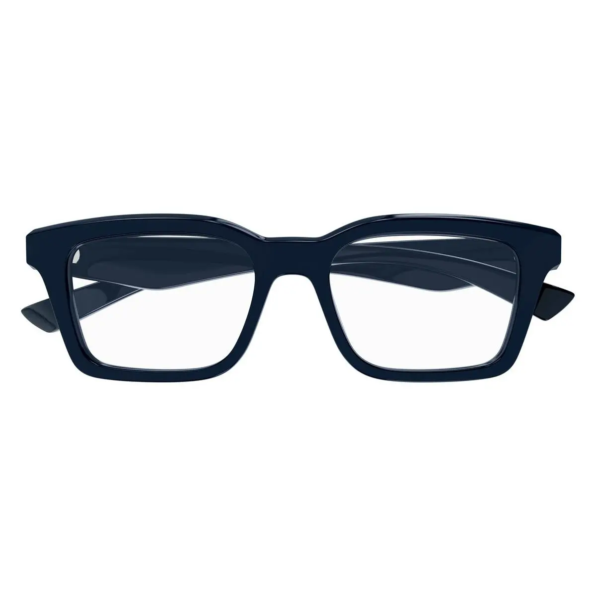 Alexander Mcqueen AM0476O Eyeglasses Male Blue 53mm