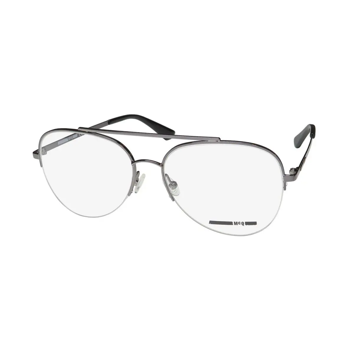 Alexander Mcqueen MQ0166O Glasses Mens Pilot Metal Plastic 001 56-16-145