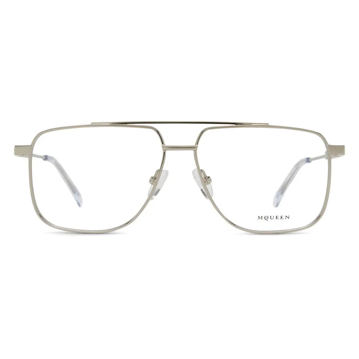 Alexander Mcqueen AM0480O Eyeglasses Male Silver 57mm