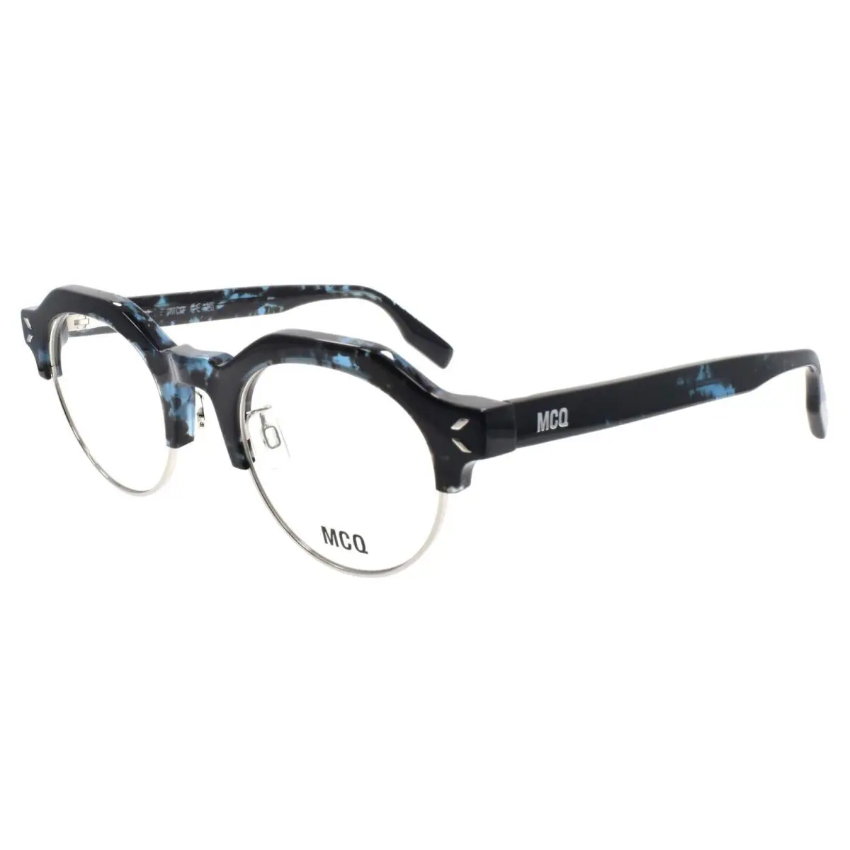 Mcq Alexander Mcqueen MQ0372O 003 Eyeglasses Frames 48-23-145 Dark Havana by Alexander McQueen