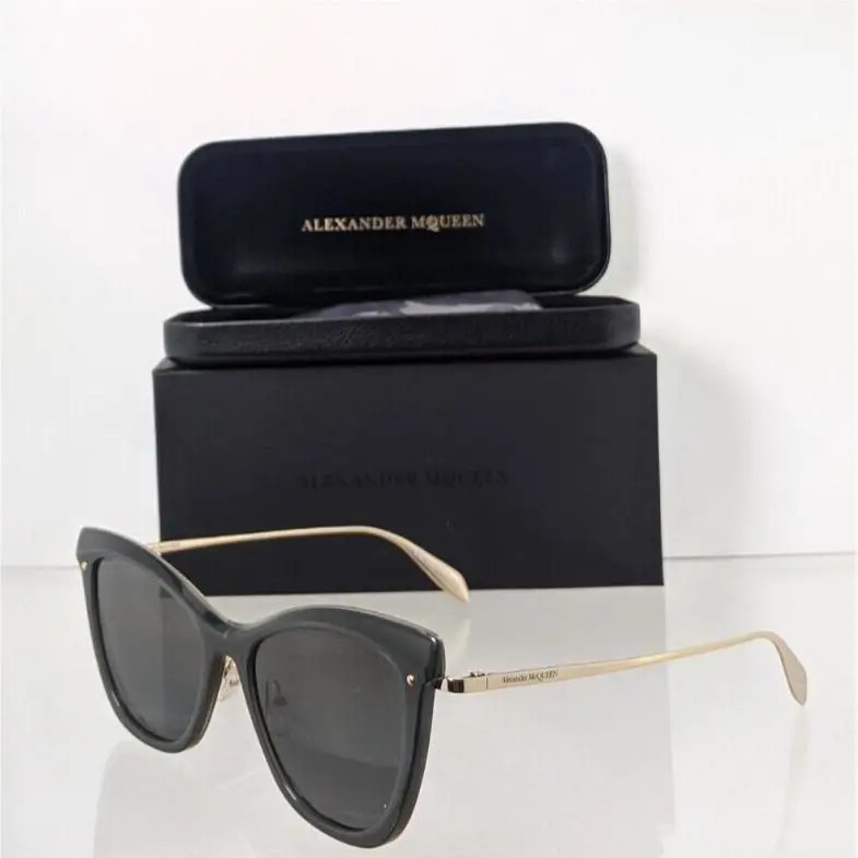 Alexander Mcqueen Sunglasses AM 0264 Gold 001 54mm Frame
