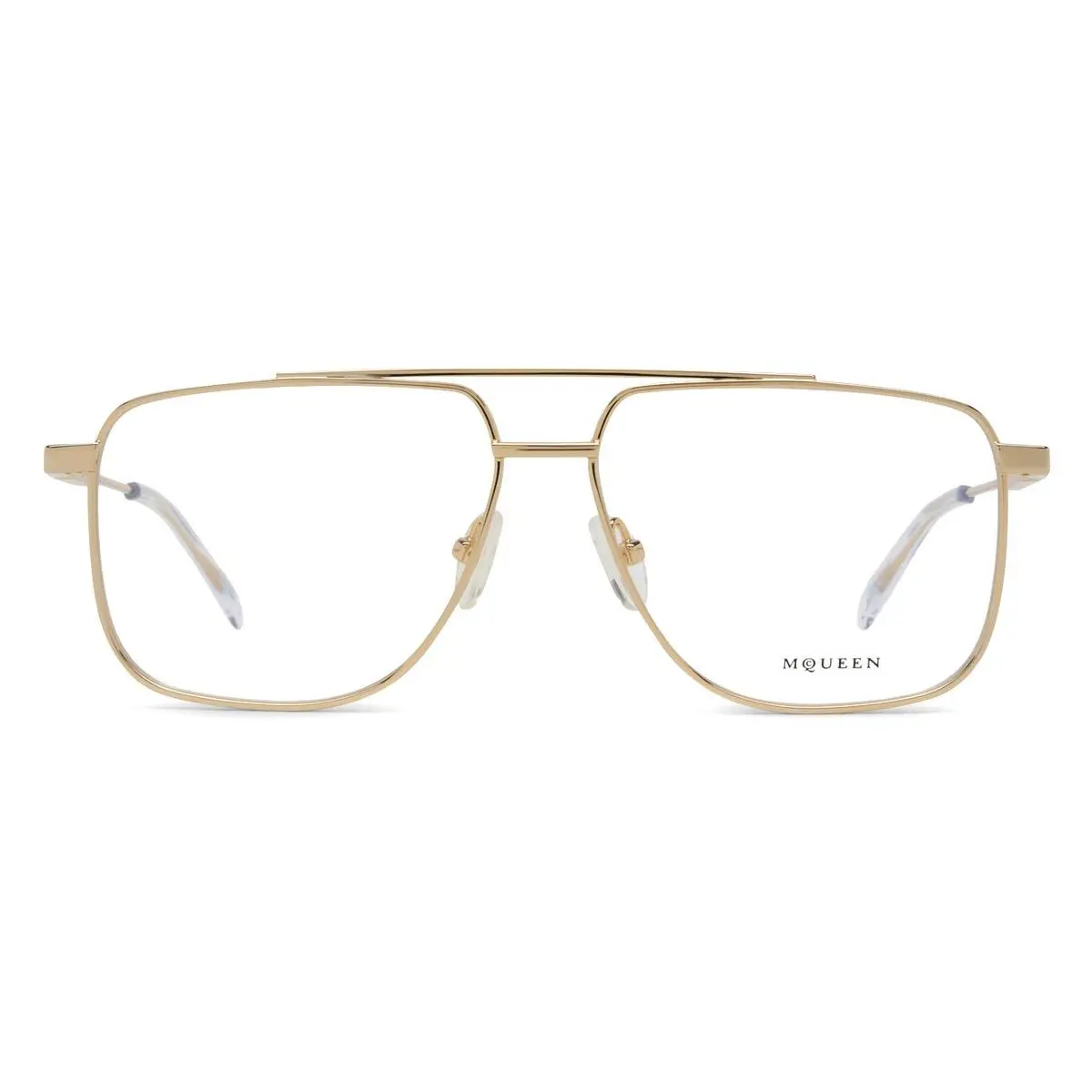 Alexander Mcqueen AM0480O Eyeglasses Male Gold 57mm