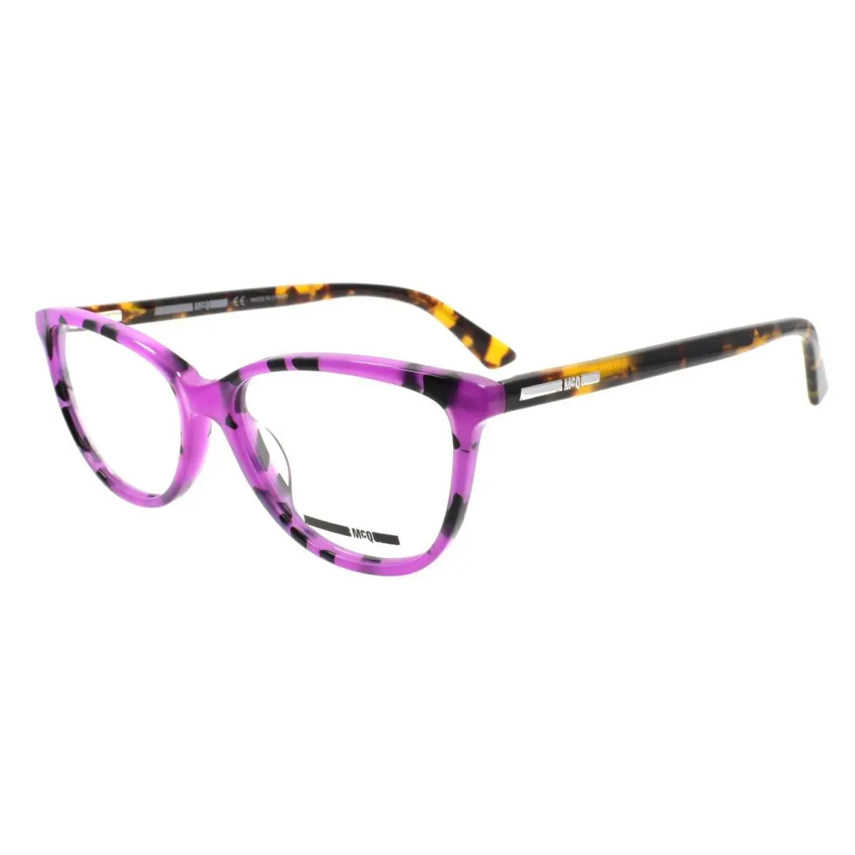 Mcq Alexander Mcqueen MQ0125O 003 Women`s Glasses Frames 54-16-145 Purple Havana by Alexander McQueen