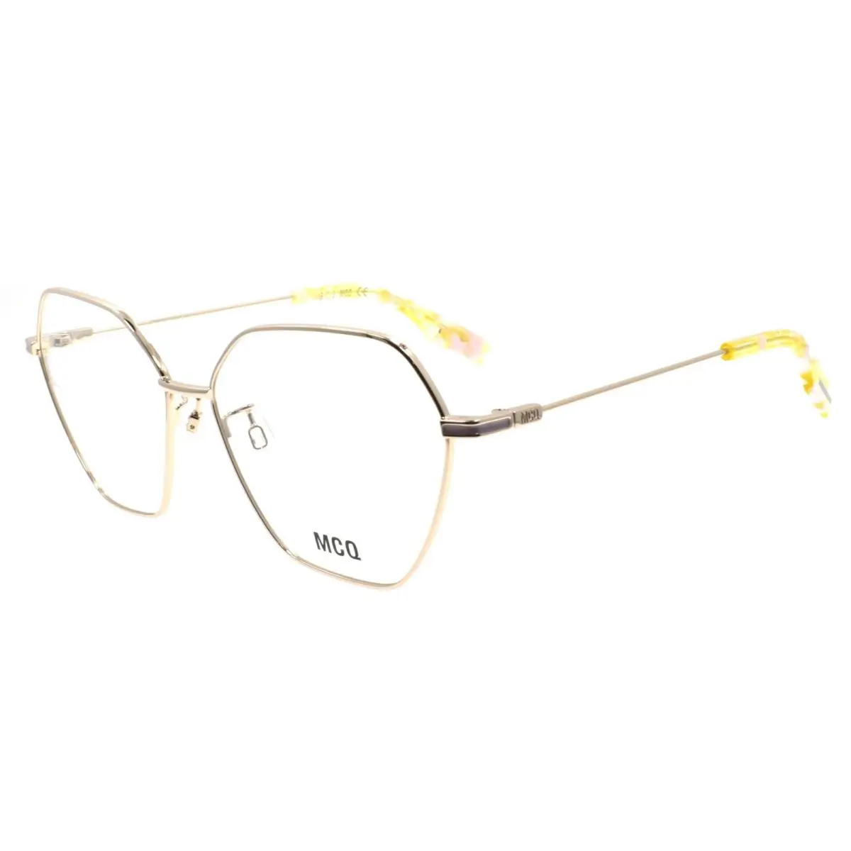 Mcq Alexander Mcqueen MQ0352O 002 Women`s Eyeglasses Frames 56-14-140 Gold