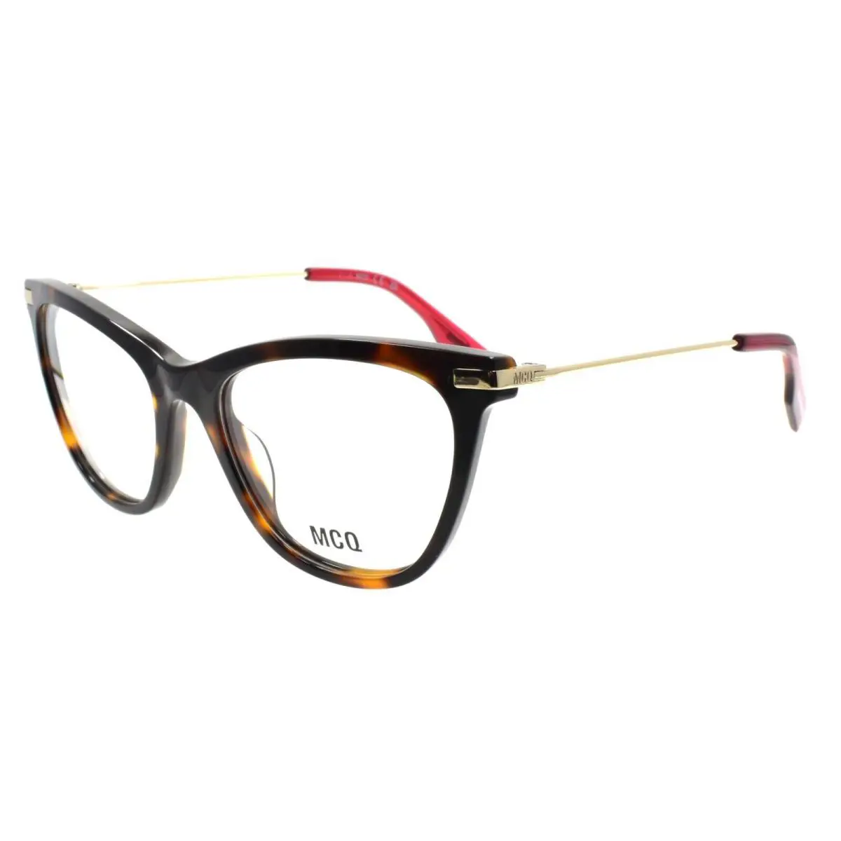 Mcq Alexander Mcqueen MQ0339O 006 Women`s Glasses Frames 52-18-140 Havana / Gold by Alexander McQueen