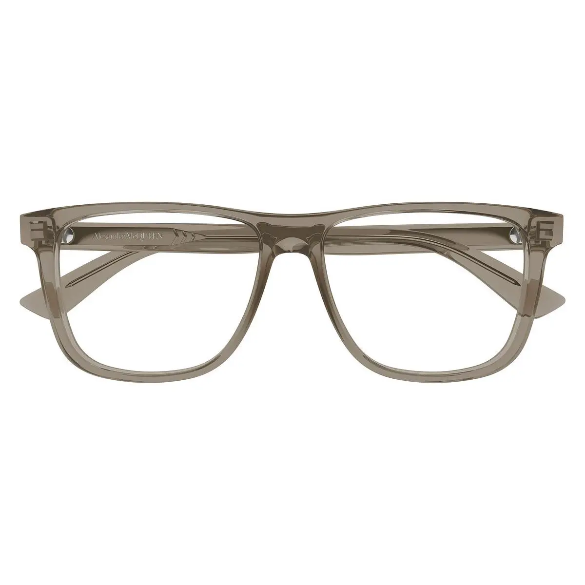 Alexander Mcqueen AM0463O Eyeglasses Men Brown 56mm