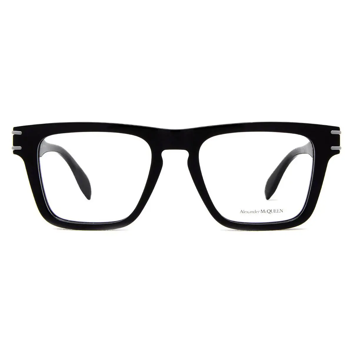 Alexander Mcqueen AM0400O Eyeglasses Men Black Square 52mm