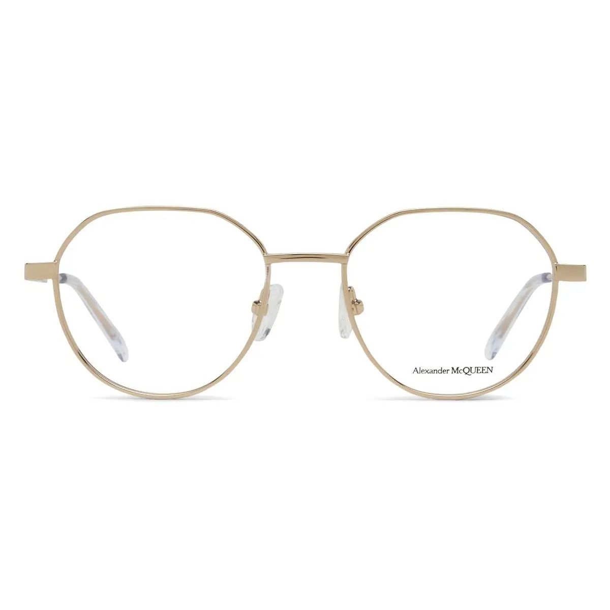 Alexander Mcqueen AM0479O Eyeglasses Male Gold 50mm