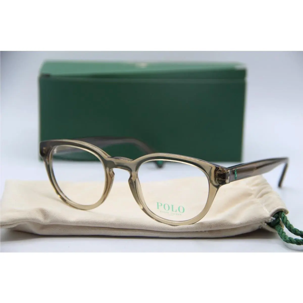 Alexander Mcqueen PH 2262 6085 Brown Clear Eyeglasses W/case 50-21
