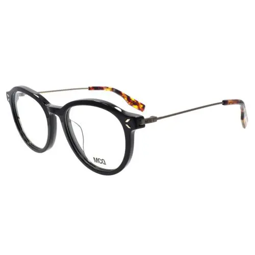Mcq Alexander Mcqueen MQ0357O 001 Eyeglasses Frames 51-19-140 Black / Ruthenium